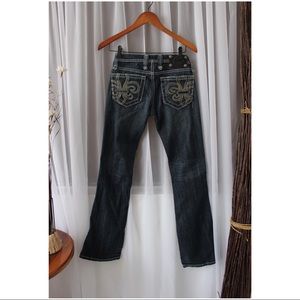 Miss Me Low Rise Boot Cut Jeans Size 26